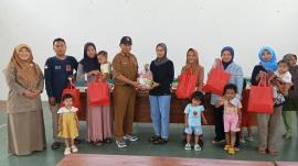 Penyaluran PMT Balita  di Kalurahan Bandung